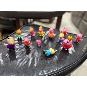Peppa Pig Family Figures Set 5 Characters Toy Collection‎
